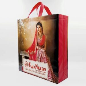 Kala Niketan Lehenga Printed On Non Woven Fabric Bag
